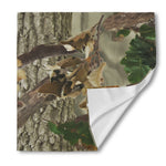 Oak Tree Hunting Camouflage Print Silk Bandana