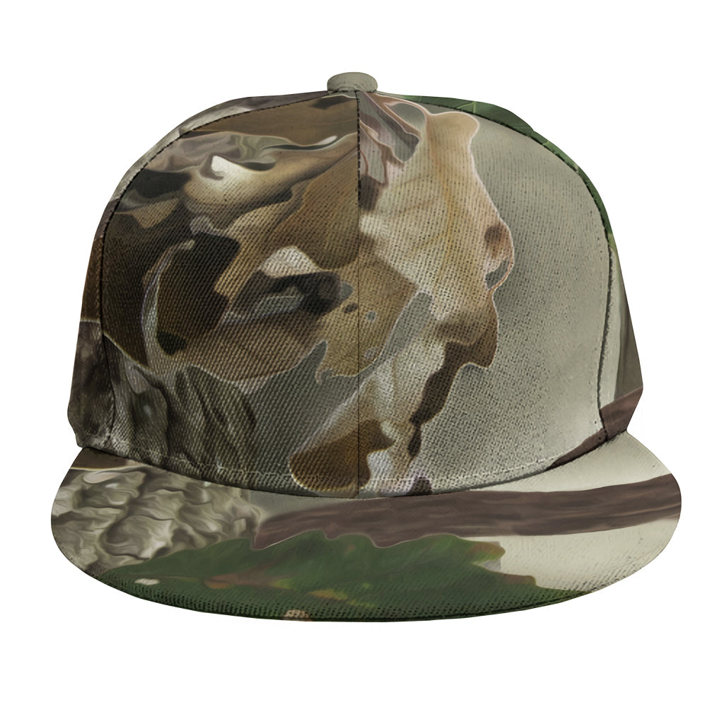 Oak Tree Hunting Camouflage Print Snapback Cap