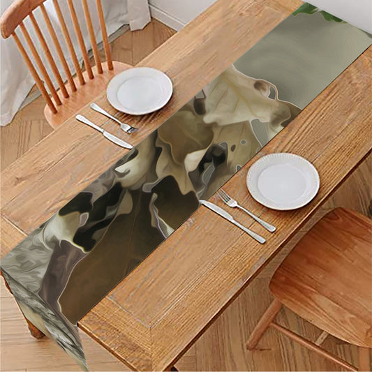 Oak Tree Hunting Camouflage Print Table Runner