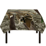 Oak Tree Hunting Camouflage Print Tablecloth