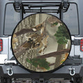 Oak Tree Hunting Camouflage Print Tire Cover