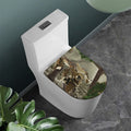 Oak Tree Hunting Camouflage Print Toilet Lid Cover