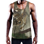 Oak Tree Hunting Camouflage Print Training Tank Top