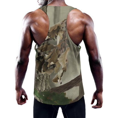 Oak Tree Hunting Camouflage Print Training Tank Top