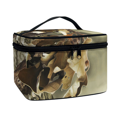 Oak Tree Hunting Camouflage Print Travel Makeup Bag