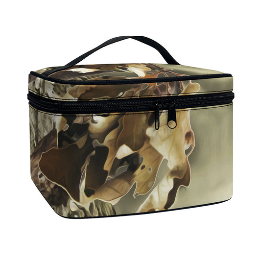 Oak Tree Hunting Camouflage Print Travel Makeup Bag