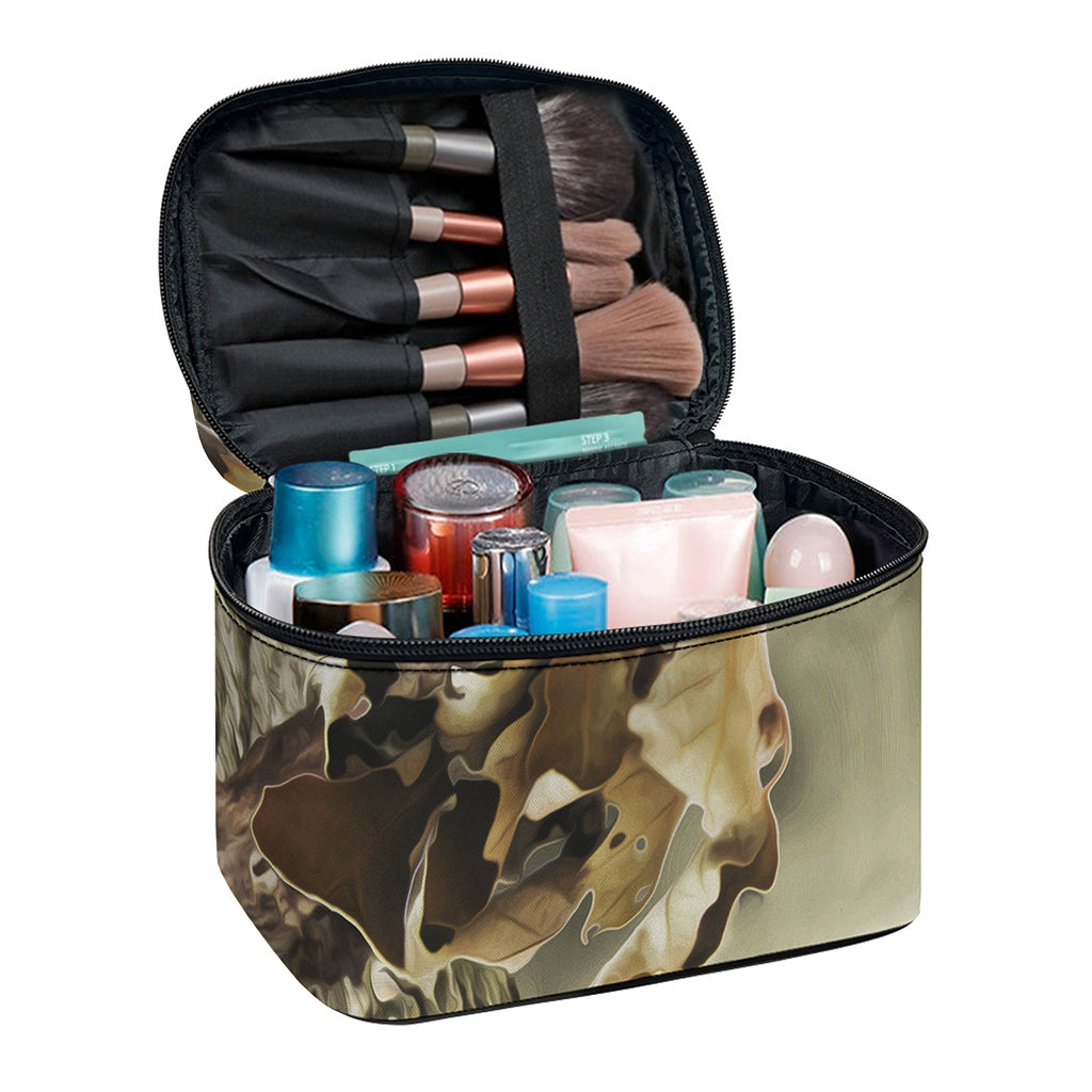 Oak Tree Hunting Camouflage Print Travel Makeup Bag