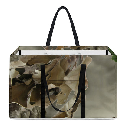 Oak Tree Hunting Camouflage Print Utility Tote Bag