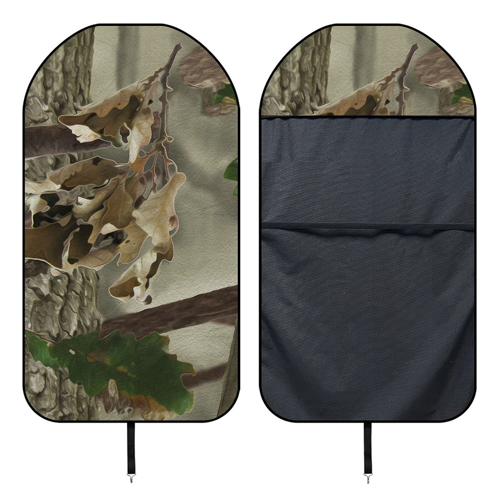 Oak Tree Hunting Camouflage Print Waterproof Car Seat Cover