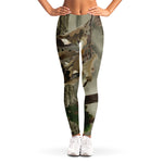 Oak Tree Hunting Camouflage Print Women's Leggings
