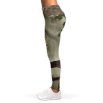 Oak Tree Hunting Camouflage Print Women's Leggings