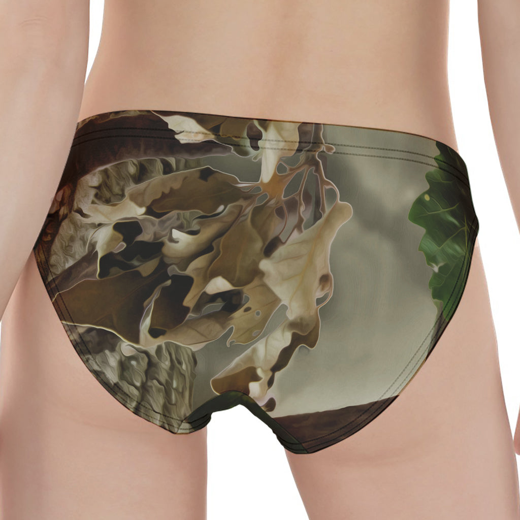 Oak Tree Hunting Camouflage Print Women's Panties