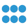 Ocean Blue Argyle Pattern Print Coaster Set