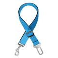 Ocean Blue Argyle Pattern Print Dog Seat Belt