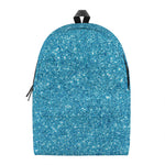 Ocean Blue Glitter Artwork Print (NOT Real Glitter) Backpack