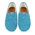 Ocean Blue (NOT Real) Glitter Print Casual Shoes