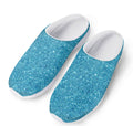 Ocean Blue (NOT Real) Glitter Print Mesh Casual Shoes