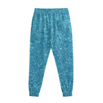 Ocean Blue Glitter Artwork Print (NOT Real Glitter) Sweatpants