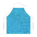Ocean Blue (NOT Real) Glitter Print Adjustable Apron