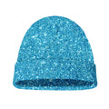 Ocean Blue (NOT Real) Glitter Print Beanie