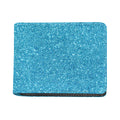 Ocean Blue (NOT Real) Glitter Print Bifold Wallet