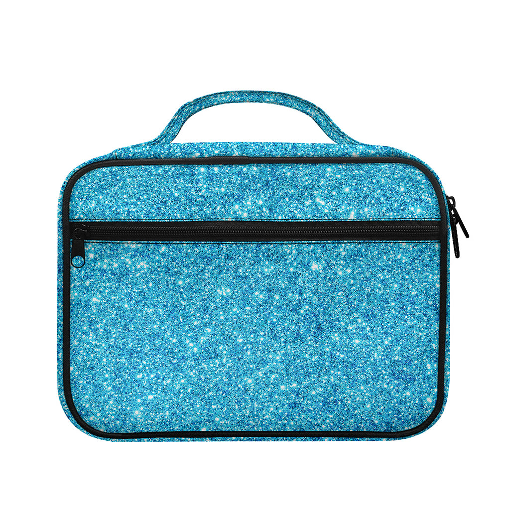 Ocean Blue (NOT Real) Glitter Print Briefcase Bible Bag