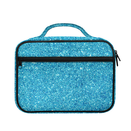 Ocean Blue (NOT Real) Glitter Print Briefcase Bible Bag