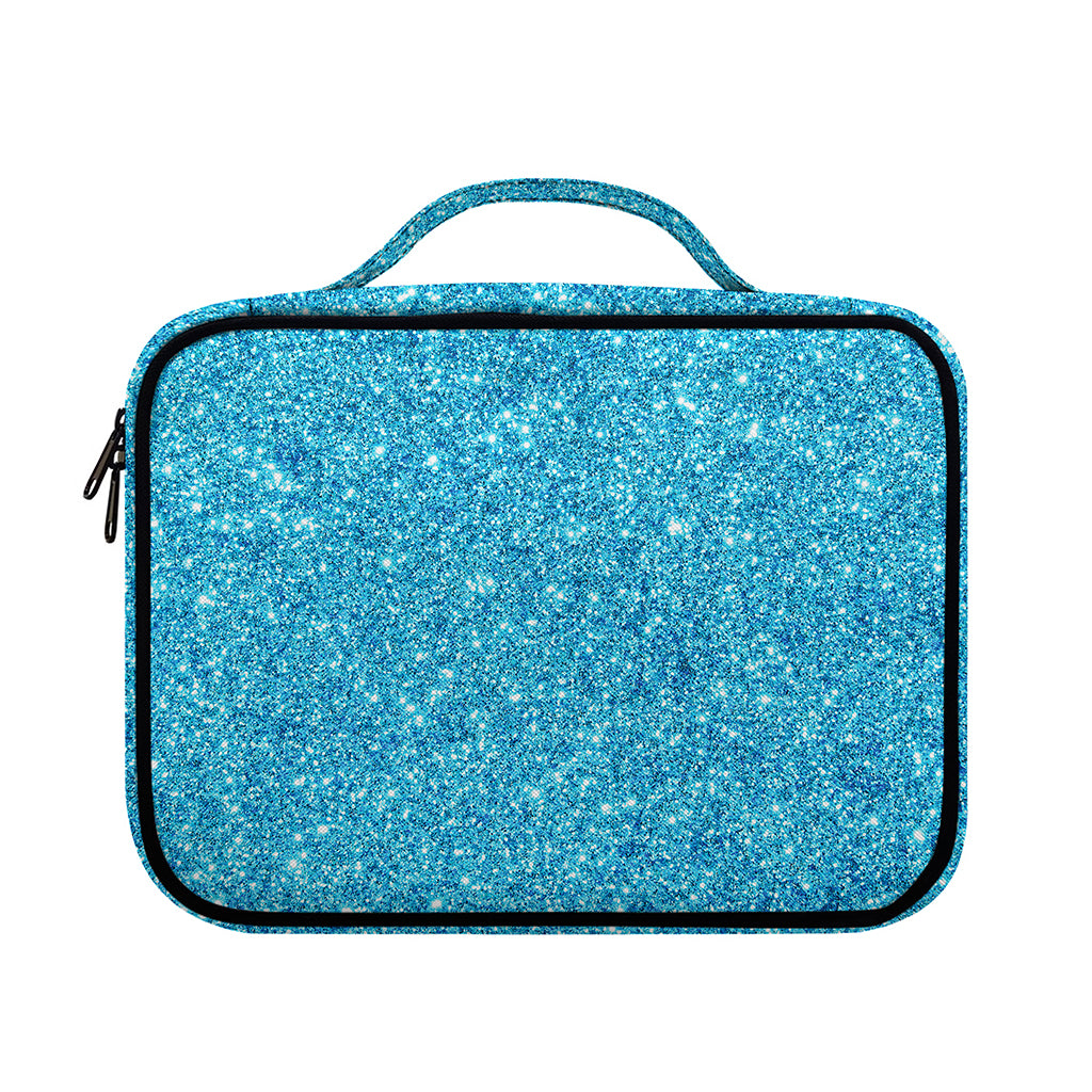 Ocean Blue (NOT Real) Glitter Print Briefcase Bible Bag