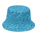 Ocean Blue (NOT Real) Glitter Print Bucket Hat