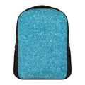 Ocean Blue (NOT Real) Glitter Print Casual Backpack