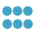 Ocean Blue (NOT Real) Glitter Print Coaster Set