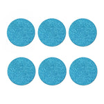 Ocean Blue (NOT Real) Glitter Print Coaster Set