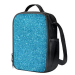 Ocean Blue (NOT Real) Glitter Print Crossbody Lunch Bag