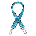 Ocean Blue (NOT Real) Glitter Print Dog Seat Belt