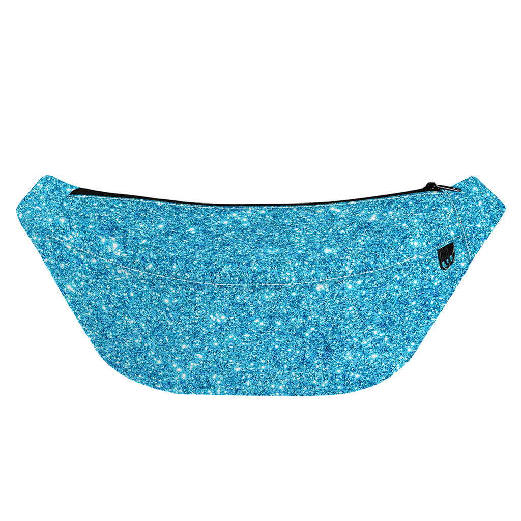 Ocean Blue (NOT Real) Glitter Print Fanny Pack