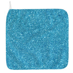Ocean Blue (NOT Real) Glitter Print Hand Towel
