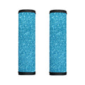 Ocean Blue (NOT Real) Glitter Print Handle Covers