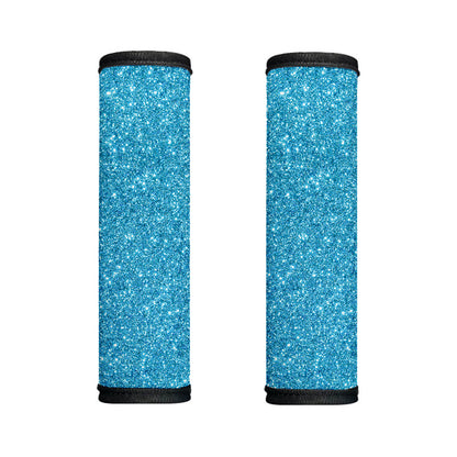 Ocean Blue (NOT Real) Glitter Print Handle Covers