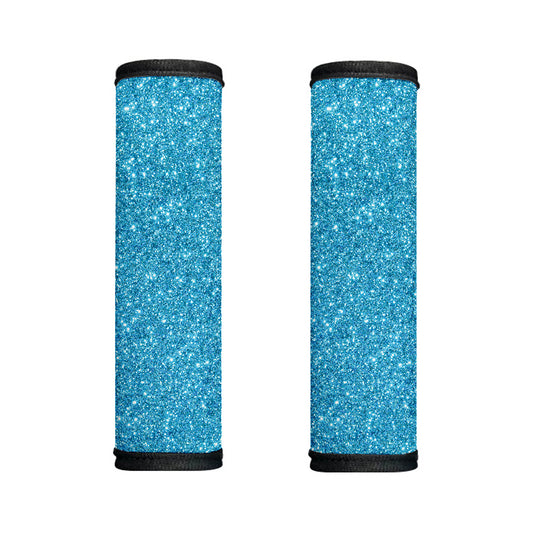 Ocean Blue (NOT Real) Glitter Print Handle Covers