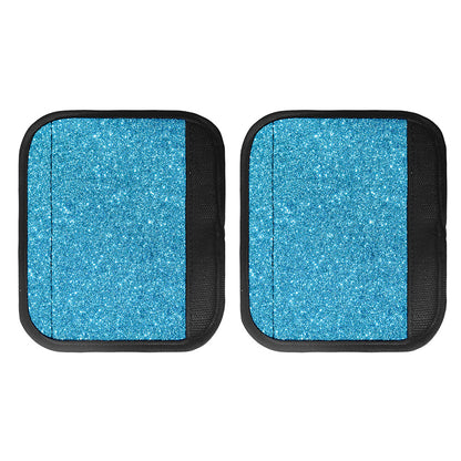 Ocean Blue (NOT Real) Glitter Print Handle Covers