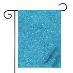 Ocean Blue (NOT Real) Glitter Print House Flag