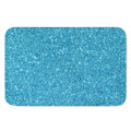 Ocean Blue (NOT Real) Glitter Print Indoor Door Mat
