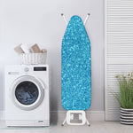 Ocean Blue (NOT Real) Glitter Print Ironing Board Cover