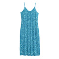 Ocean Blue (NOT Real) Glitter Print Jersey Midi Cami Dress