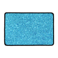 Ocean Blue (NOT Real) Glitter Print Kitchen Mat
