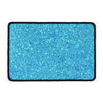 Ocean Blue (NOT Real) Glitter Print Kitchen Mat