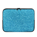 Ocean Blue (NOT Real) Glitter Print Laptop Sleeve