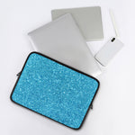Ocean Blue (NOT Real) Glitter Print Laptop Sleeve
