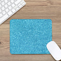 Ocean Blue (NOT Real) Glitter Print Mouse Pad