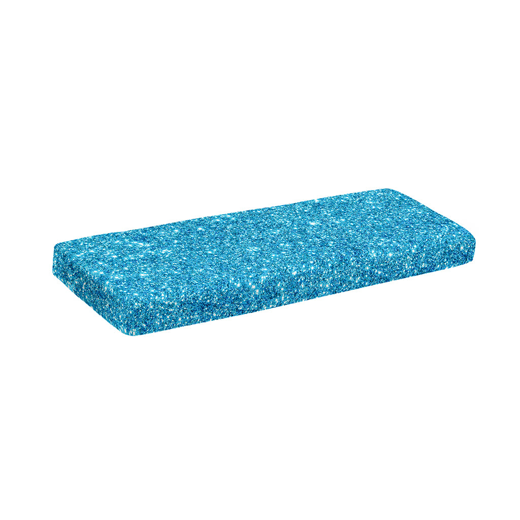 Ocean Blue (NOT Real) Glitter Print Piano Keyboard Cover